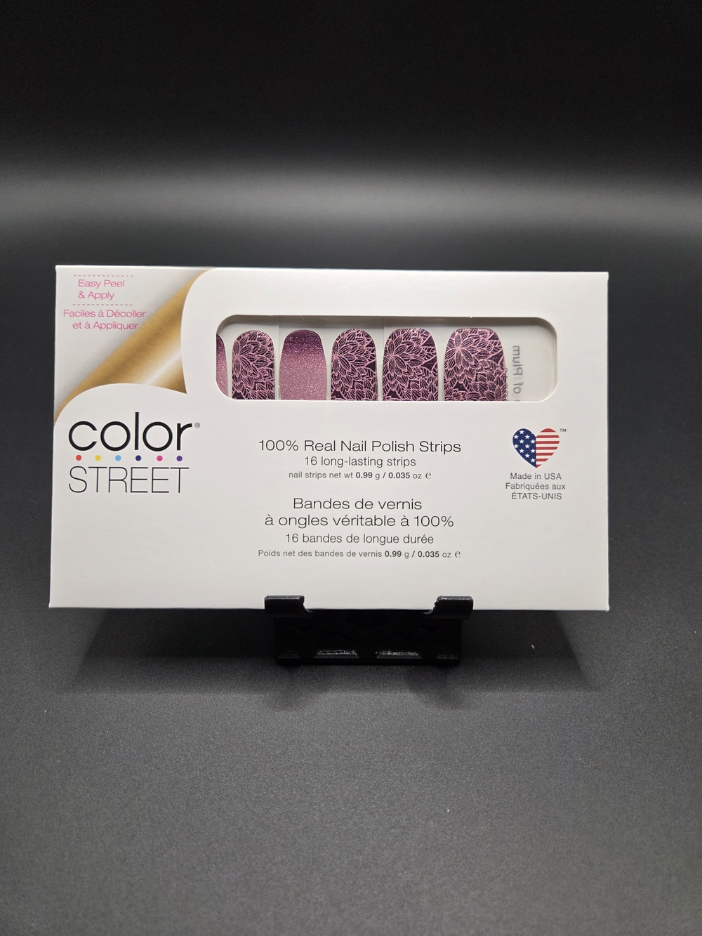 Color Street Nail Polish Strips Brand New Rule Of Plum